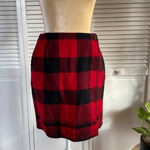 Wool Mini Skirt